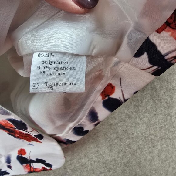 Beninos Womens Floral Print Blazer Jacket XL Polyester Blend - Picture 5 of 8